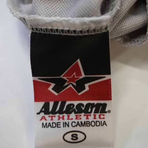 Alleson Athletic Baseball Pant Small Adult Grey Elastic Waist w/ Drawstring NWOT - Picture 8 of 8
